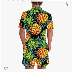 Men’s One Piece Pineapple Romper